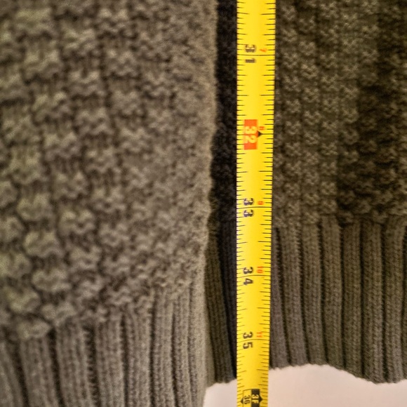 NWT GAP Olive Open-Front Knit Pocket Cardigan - Picture 10 of 11